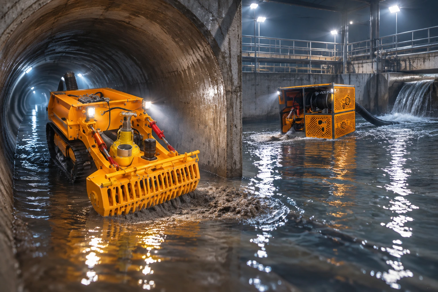 Sludge-Cleaning Robot - YUJI Machine Product Category