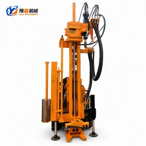 YDX-200 crawler hydraulic core drilling rig with integrated Auto SPT hammer for 200m core exploration