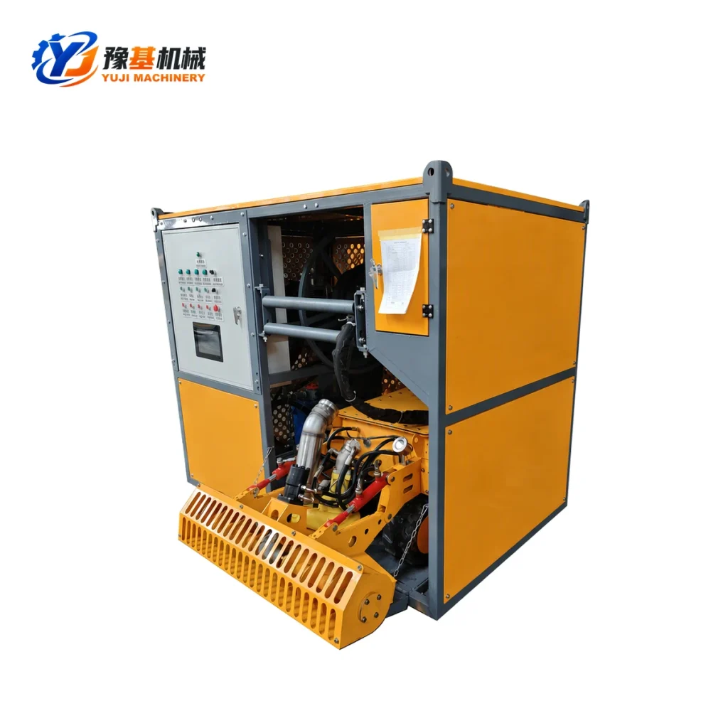 YUJI MACHINERY YJ-DR700 tracked underwater sludge pump robot for river dredging and reservoir silt clearin