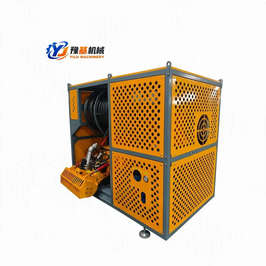 YUJI MACHINERY YJ-DR800 high-power silt dredging robot with high torque cutter head for mining slurry desilting