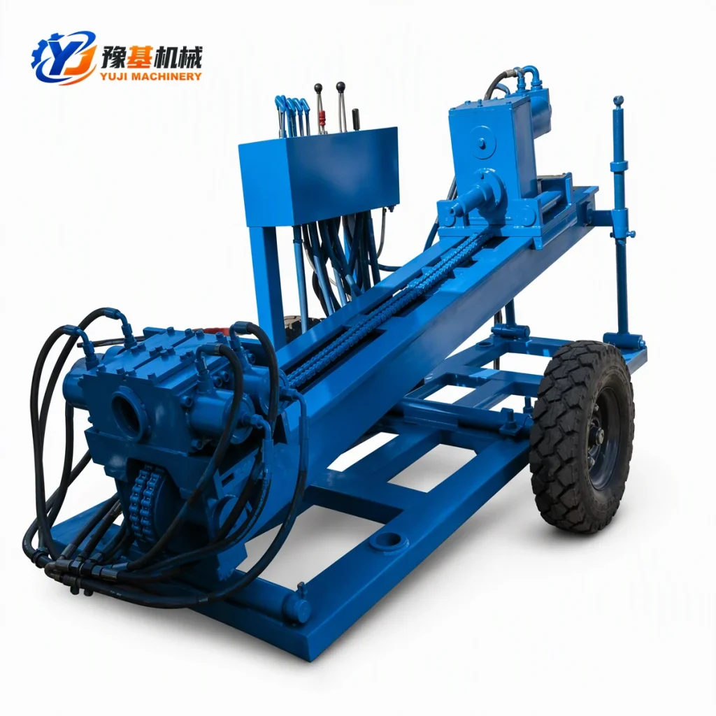 YUJI MACHINERY YJ-HDD8T 8-ton compact split type horizontal directional drilling rig for narrow urban underground pipeline crossing