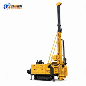 YX-22 crawler hydraulic core drilling rig with 179kW Cummins engine and 44T pullback force for 2800m deep core exploration